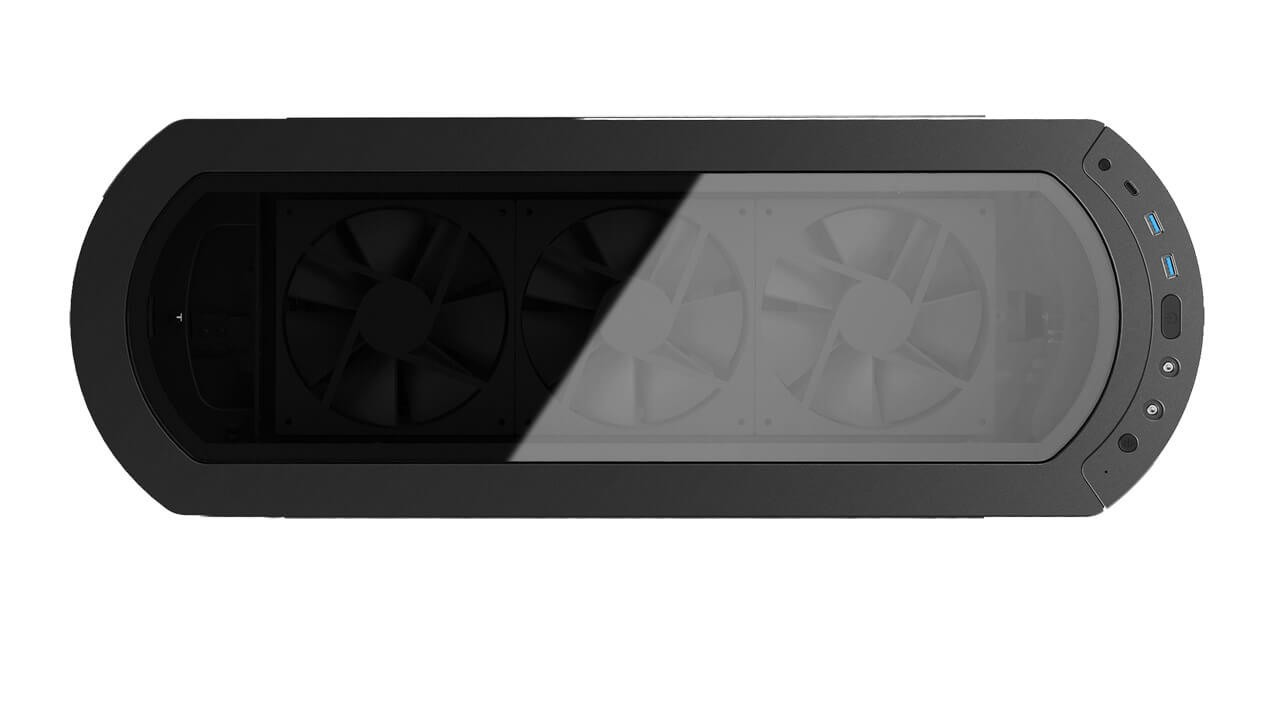 In Win 915 Full Tower Black