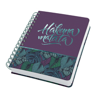 Sigel Notizbuch mit Spirale Jolie ca. DIN A5 punktraster violett/gruen Hardcover 240 - A5
