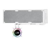 Lian Li HydroShift II LCD-C 360N Fanless ARGB AiO Wasserk�hlung - wei� - 28 dB - AMD Sockel AM4 (Ryzen)