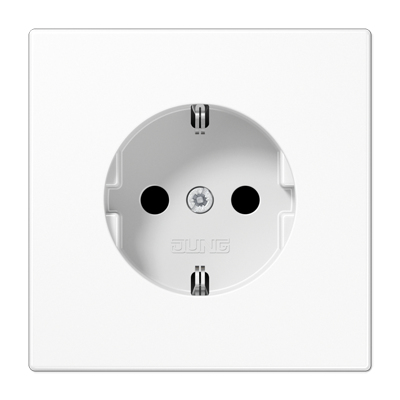 JUNG LS 1520 KI WW prise de courant Type F Blanc