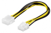 Deltaco SSI-42 - 0,25 m - PCI-E (8-pin) - PCI-E (8-pin) - Schwarz - Wei - Gelb