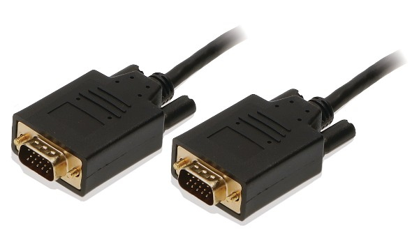 2-power CAB0050A - 2 m - VGA (D-Sub) - VGA (D-Sub) - M�nnlich - M�nnlich - Schwarz