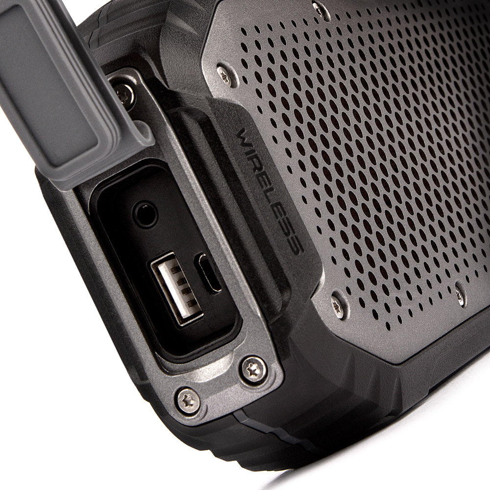 Veho VSS-301-MX1 haut-parleur portable et de fte Enceinte portable stro Noir, Argent 20 W