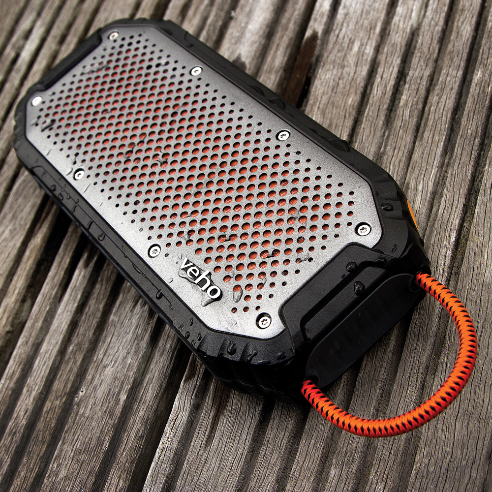 Veho VSS-301-MX1 haut-parleur portable et de fte Enceinte portable stro Noir, Argent 20 W