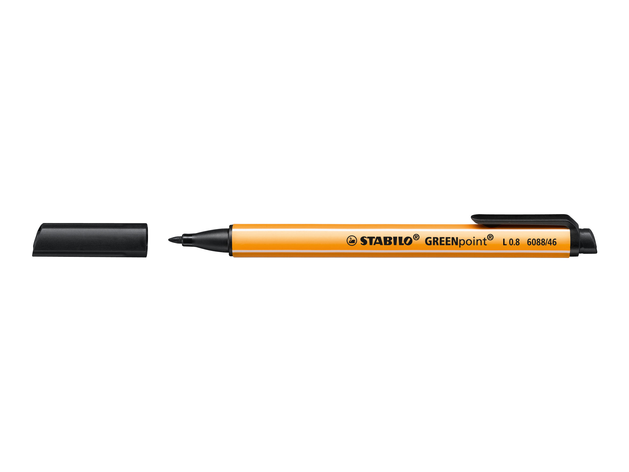STABILO GREENpoint - Filzstift - Schwarz - 0.8