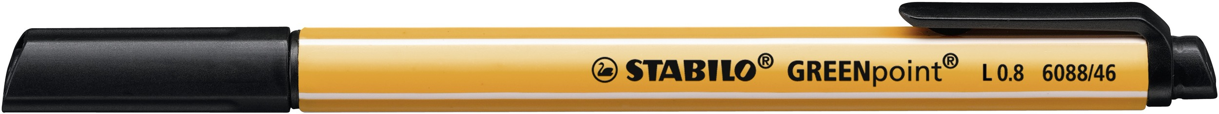 STABILO GREENpoint - Filzstift - Schwarz - 0.8