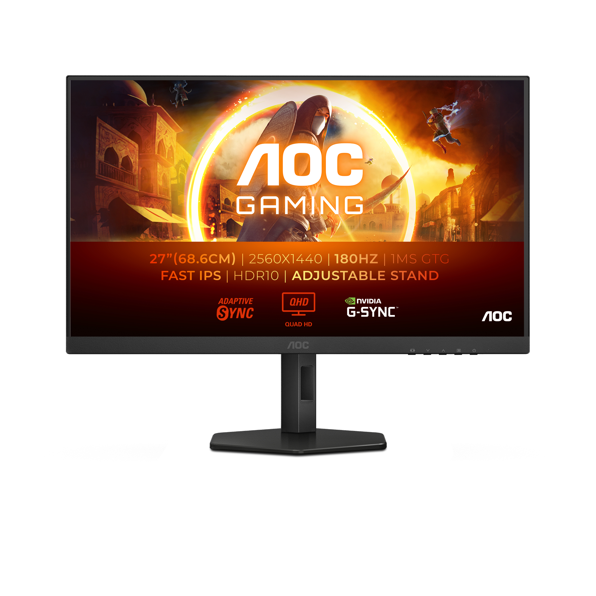 AOC G4 Q27G4XF computer monitor 68.6 cm (27) 2560 x 1440 pixels Quad HD LED
