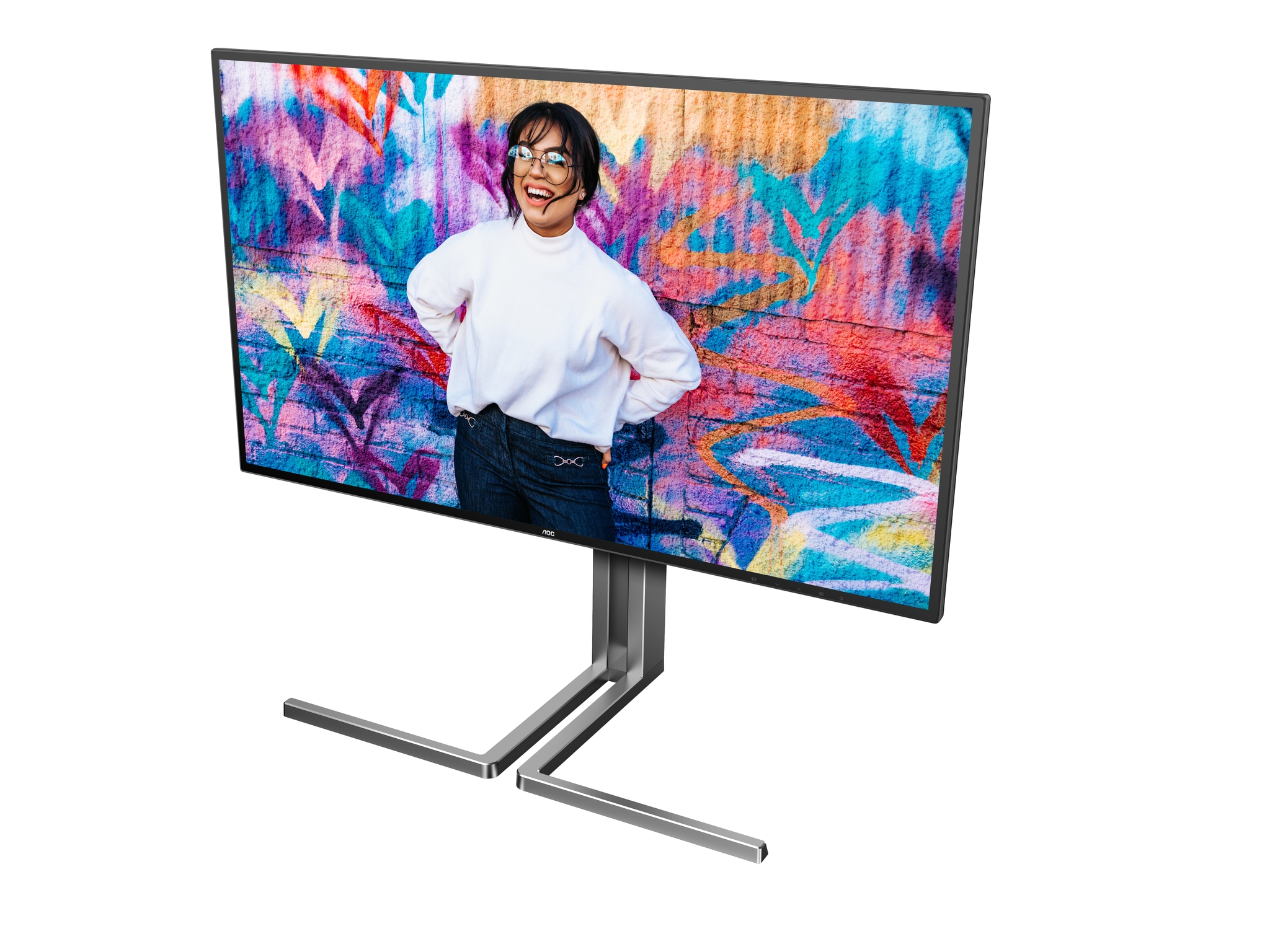 AOC U27U3CV computer monitor 68.6 cm (27) 3840 x 2160 pixels 4K Ultra HD LCD Black