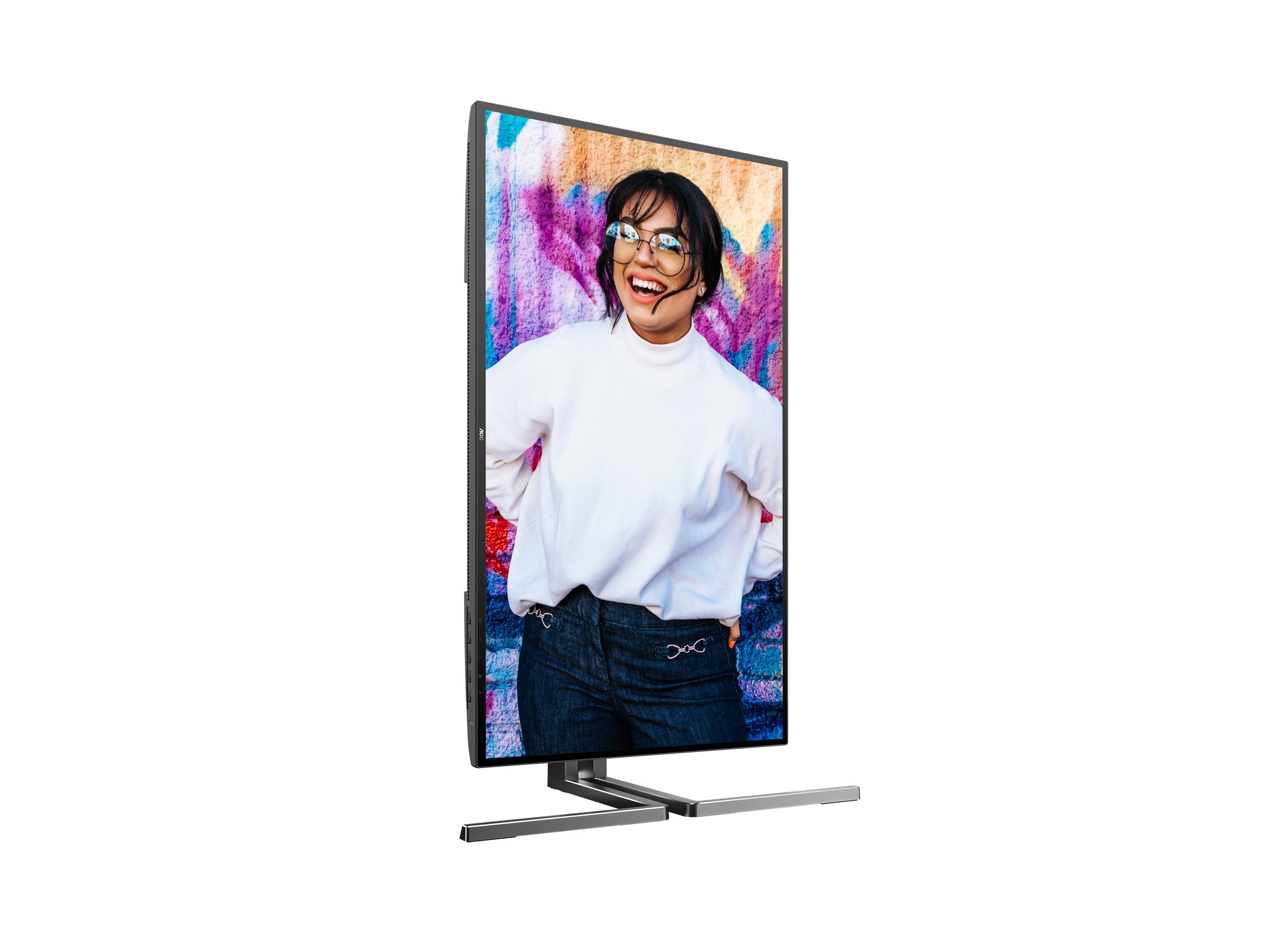 AOC U27U3CV computer monitor 68.6 cm (27) 3840 x 2160 pixels 4K Ultra HD LCD Black