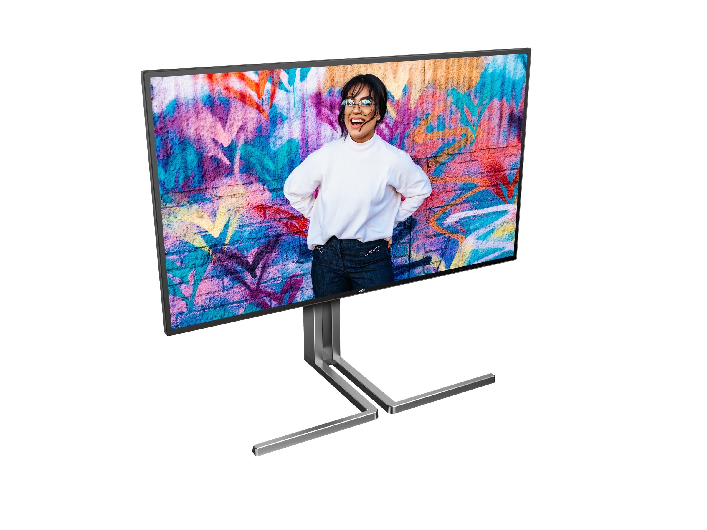 AOC U27U3CV computer monitor 68.6 cm (27) 3840 x 2160 pixels 4K Ultra HD LCD Black