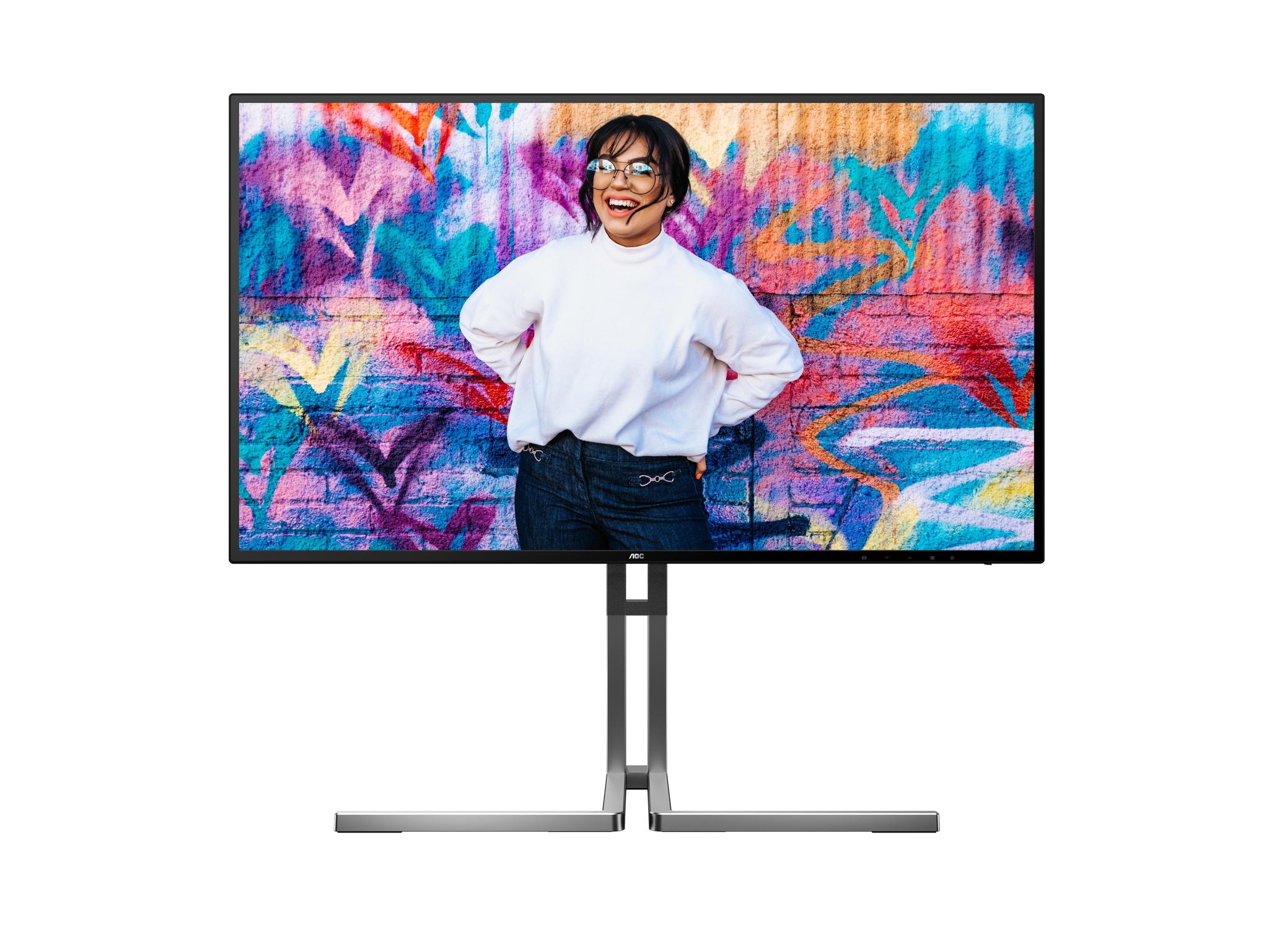 AOC U27U3CV computer monitor 68.6 cm (27) 3840 x 2160 pixels 4K Ultra HD LCD Black