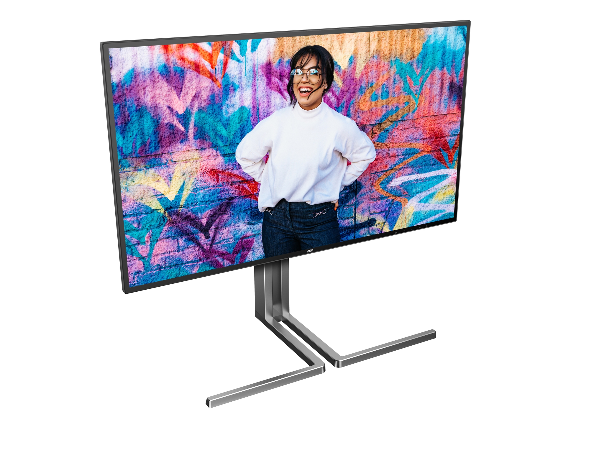 AOC U27U3CV computer monitor 68.6 cm (27) 3840 x 2160 pixels 4K Ultra HD LCD Black