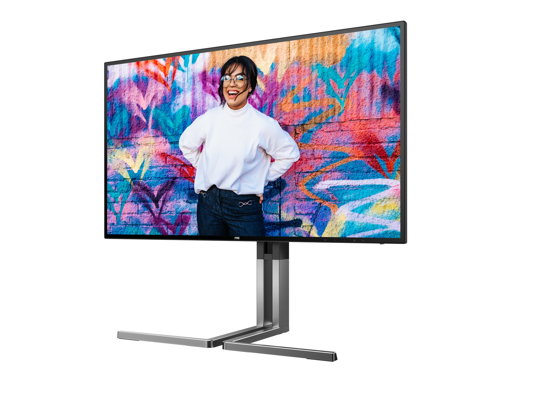 AOC U27U3CV computer monitor 68.6 cm (27) 3840 x 2160 pixels 4K Ultra HD LCD Black