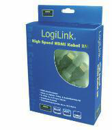 LogiLink HDMI, 15m cable HDMI HDMI tipo A (Est�ndar) Negro