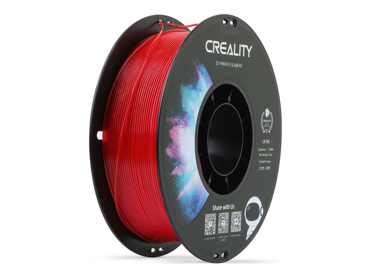 Creality 3301040034 3D printing material Thermoplastic polyurethane (TPU) Red 1 kg