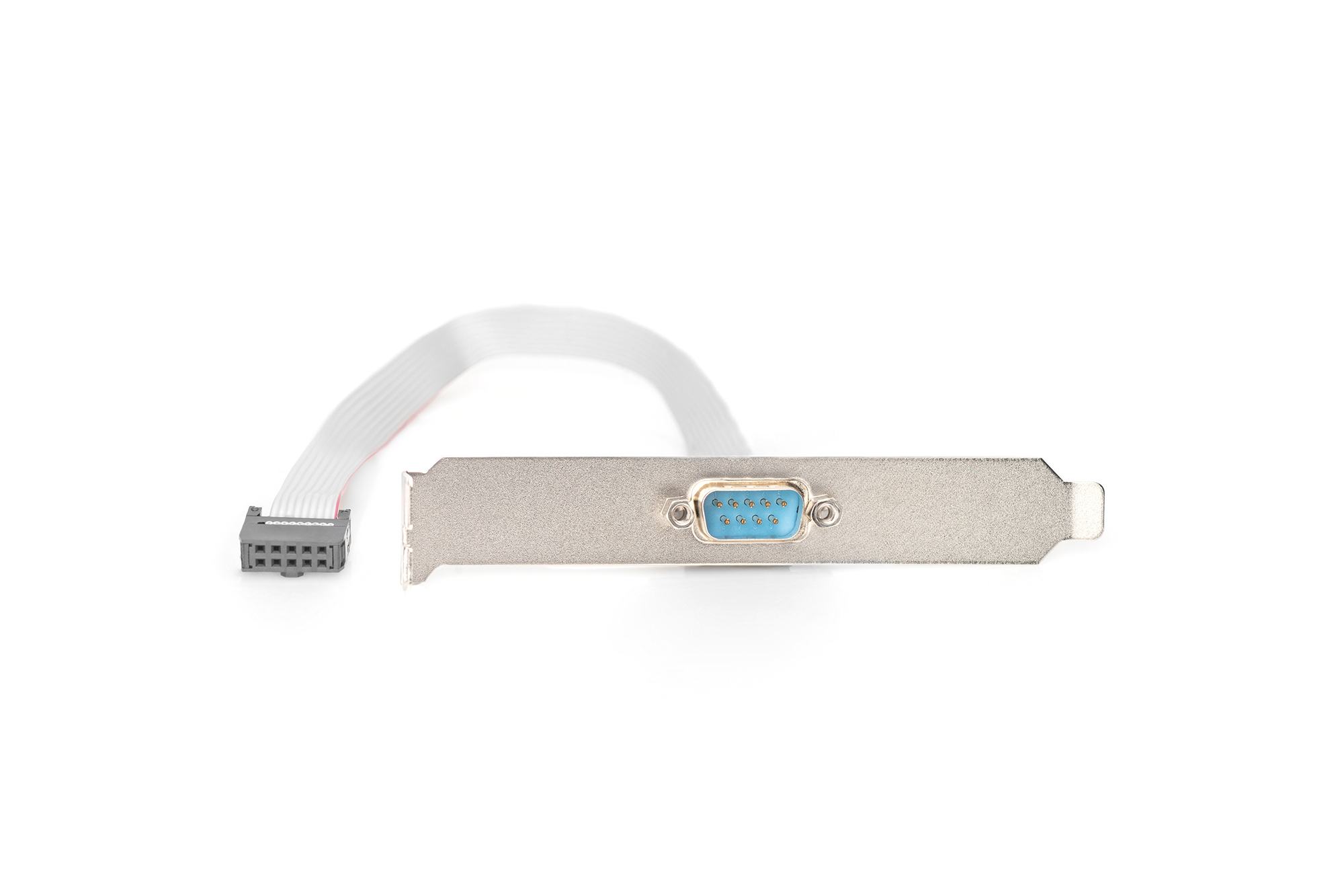 Digitus Cable adaptador con placa ranura, D-Sub9/M - IDC 2x5pines/F