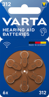 Varta Hrgeraetebatterie Hearing Aid 312 6er Blister Zink/Luft