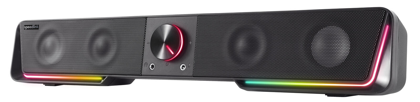 SPEEDLINK GRAVITY RGB Stereo Soundbar black