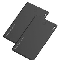 4smarts 540569 - Finder - Schwarz - iOS 14.5 - iOS 15 - iOS 16 - 15 g - 86 mm - 54 mm