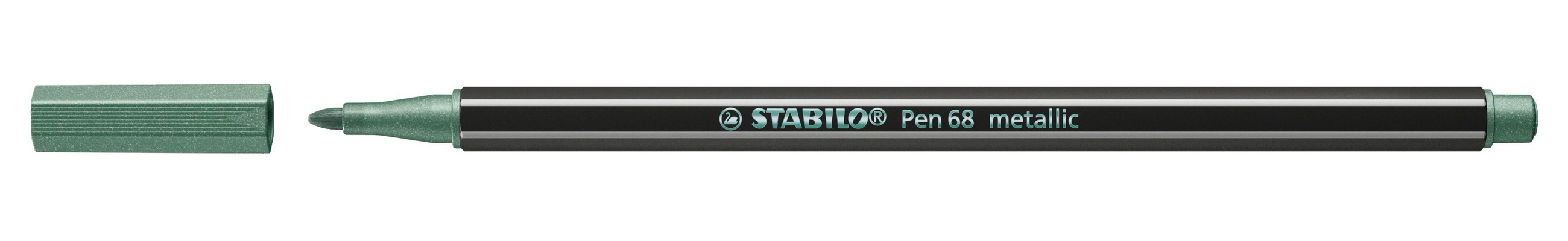STABILO Pen 68 metallic rotulador Medio Verde 1 pieza(s)