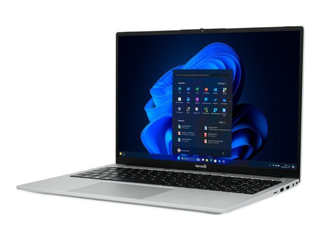 TERRA MOBILE 1610A AMD Ryzen 7 7730U Port�til 40,6 cm (16) WUXGA 16 GB DDR4-SDRAM 512 GB SSD Wi-Fi 6 (802.11ax) Windows 11 Pro Negro, Plata Alem�n