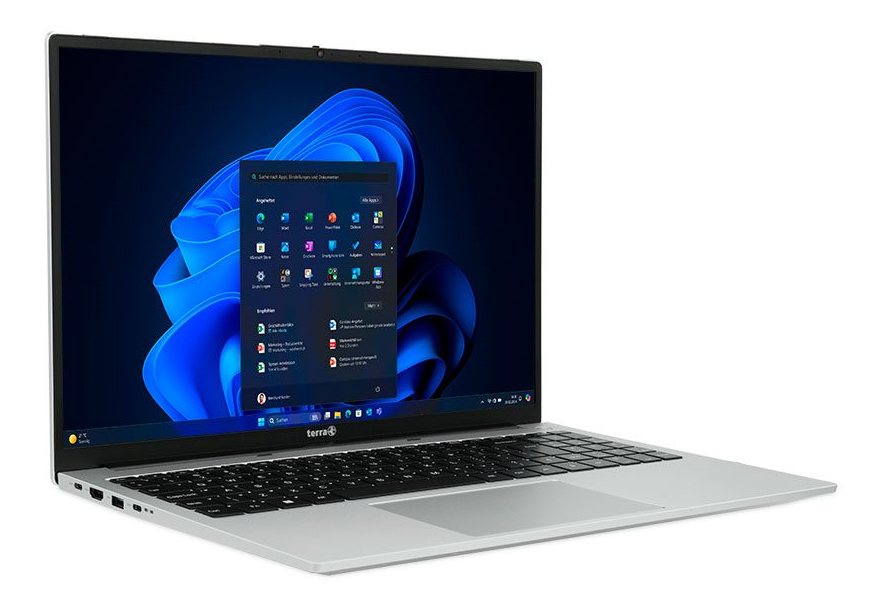 TERRA MOBILE 1610A AMD Ryzen 7 7730U Ordinateur portable 40,6 cm (16) WUXGA 16 Go DDR4-SDRAM 512 Go SSD Wi-Fi 6 (802.11ax) Windows 11 Pro Noir, Argent Allemand