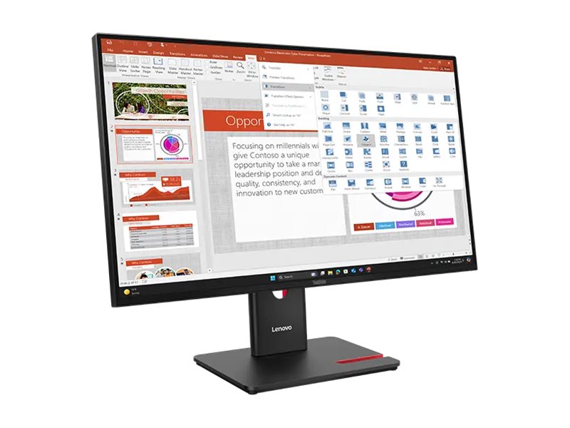 Lenovo ThinkVision T27-40 LED display 68,6 cm (27) 1920 x 1080 Pixel Full HD Nero