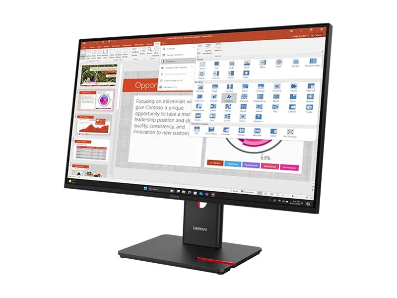 Lenovo ThinkVision T27-40 LED display 68,6 cm (27) 1920 x 1080 Pixel Full HD Nero