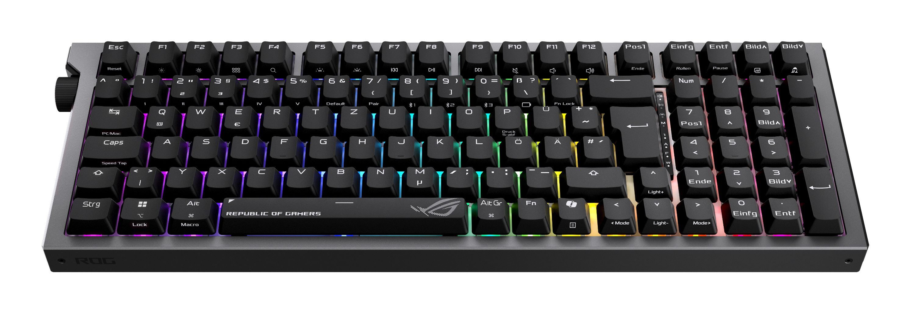 ASUS ROG Strix Morph 96 Wireless teclado Juego USB + RF Wireless + Bluetooth QWERTZ Alem�n Negro
