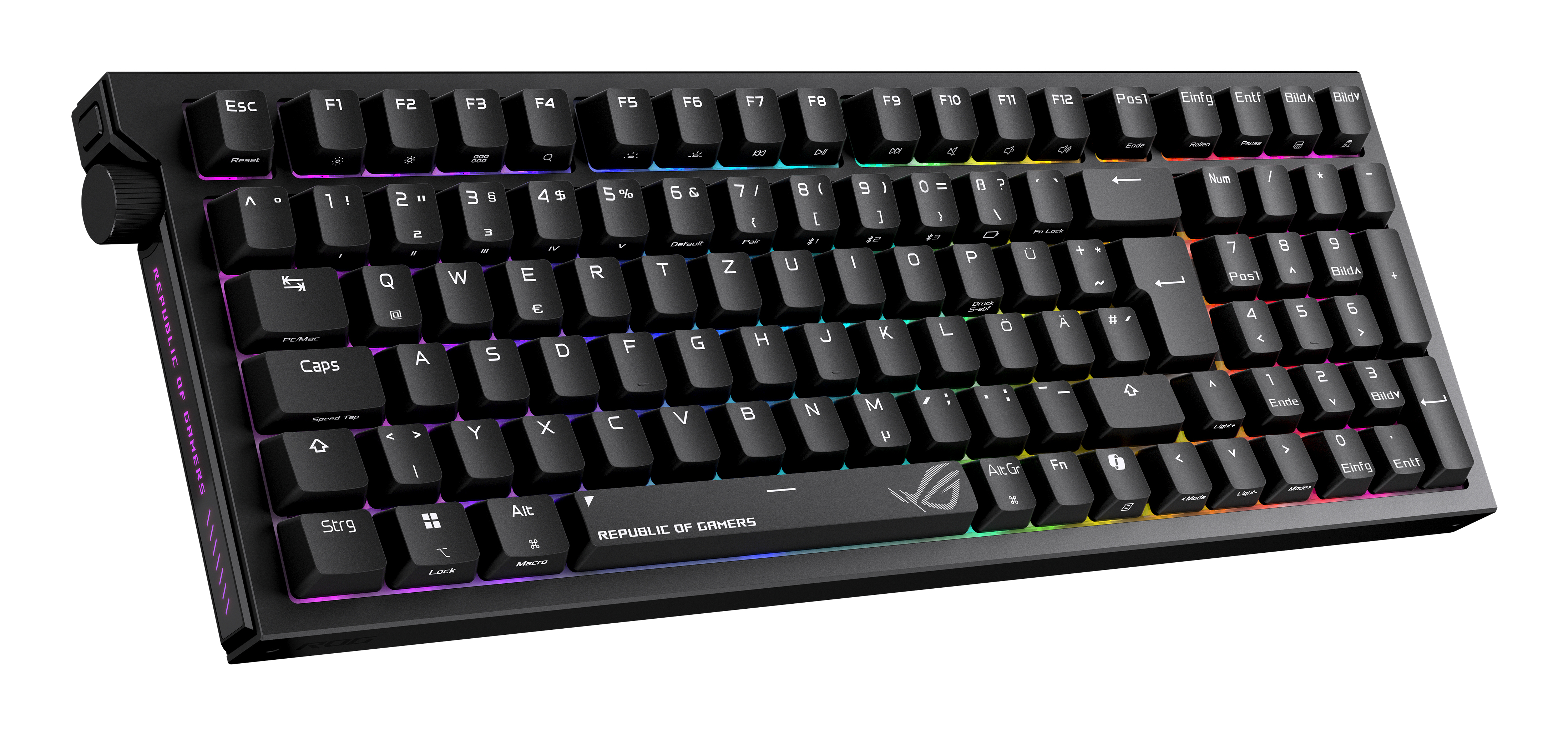 ASUS ROG Strix Morph 96 Wireless teclado Juego USB + RF Wireless + Bluetooth QWERTZ Alem�n Negro