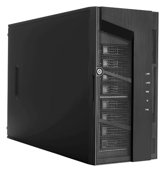 IN WIN Development Gehuse Mini Server Tower 8-Bay IW-MS08 - Tower - Micro/Mini/Flex-ATX