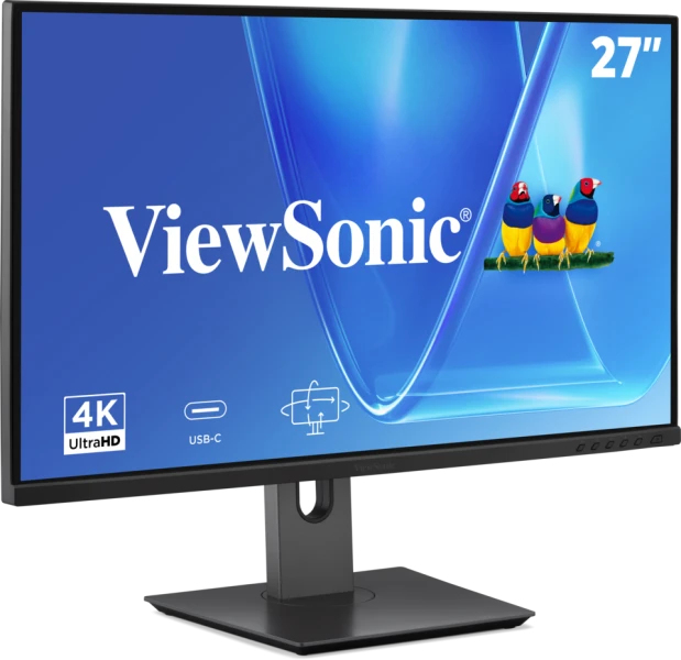 Viewsonic VG Series VG2719U-4K pantalla para PC 68,6 cm (27) 3840 x 2160 Pixeles 4K Ultra HD LED Negro