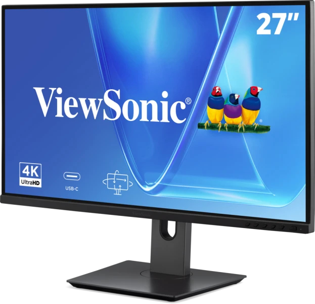 Viewsonic VG Series VG2719U-4K pantalla para PC 68,6 cm (27) 3840 x 2160 Pixeles 4K Ultra HD LED Negro