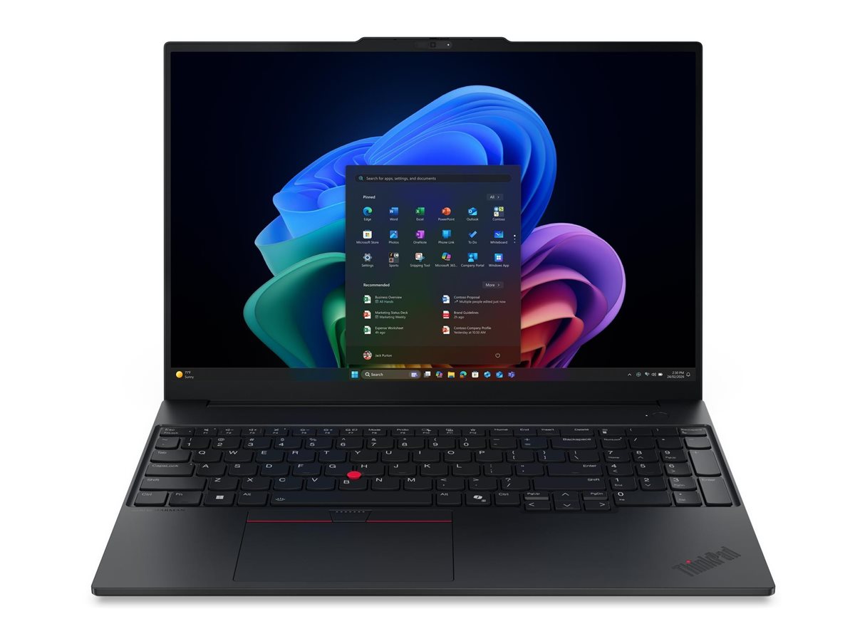 Lenovo ThinkPad E16 Gen 4 21YC - Intel Core Ultra 7 355 / 2.3 GHz - Win 11 Pro - Intel Graphics - 16 GB RAM - 512 GB SSD NVMe, TCG Opal Encryption 2 - 40.6 cm (16)