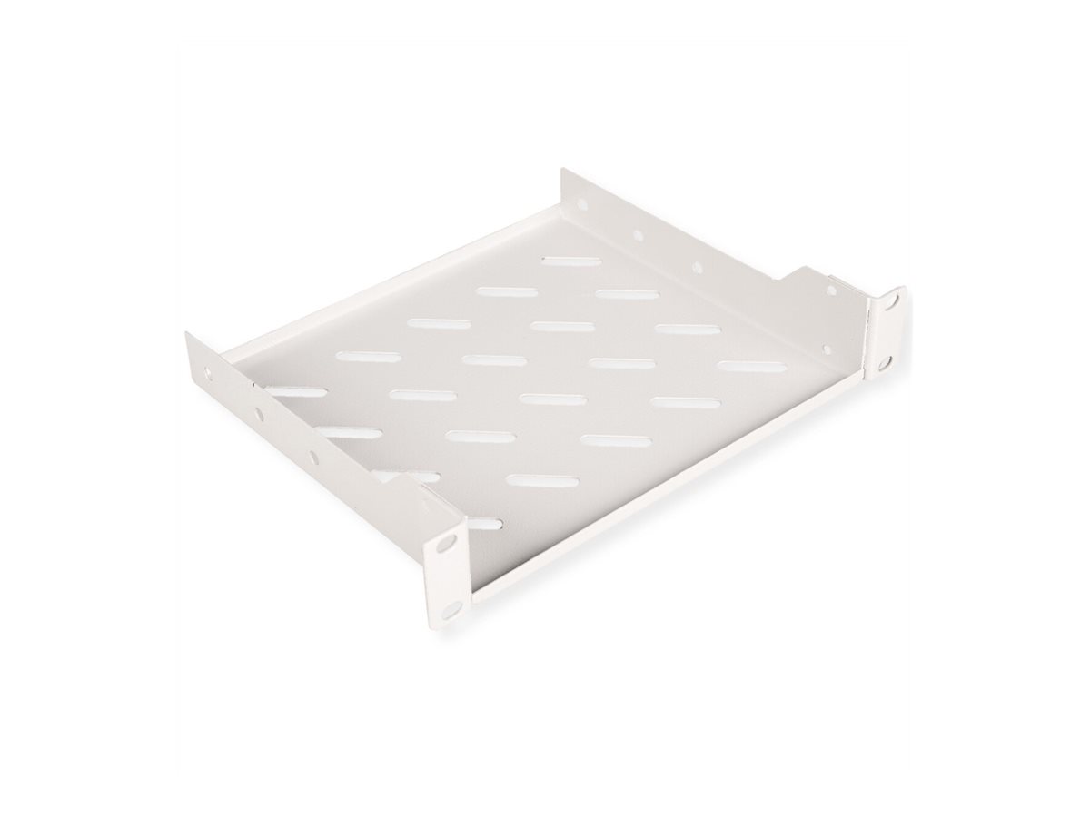 ROLINE Rack - Regal - Tiefe 200 mm - RAL 7035, Hellgrau - 1U - 25.4 cm (10)