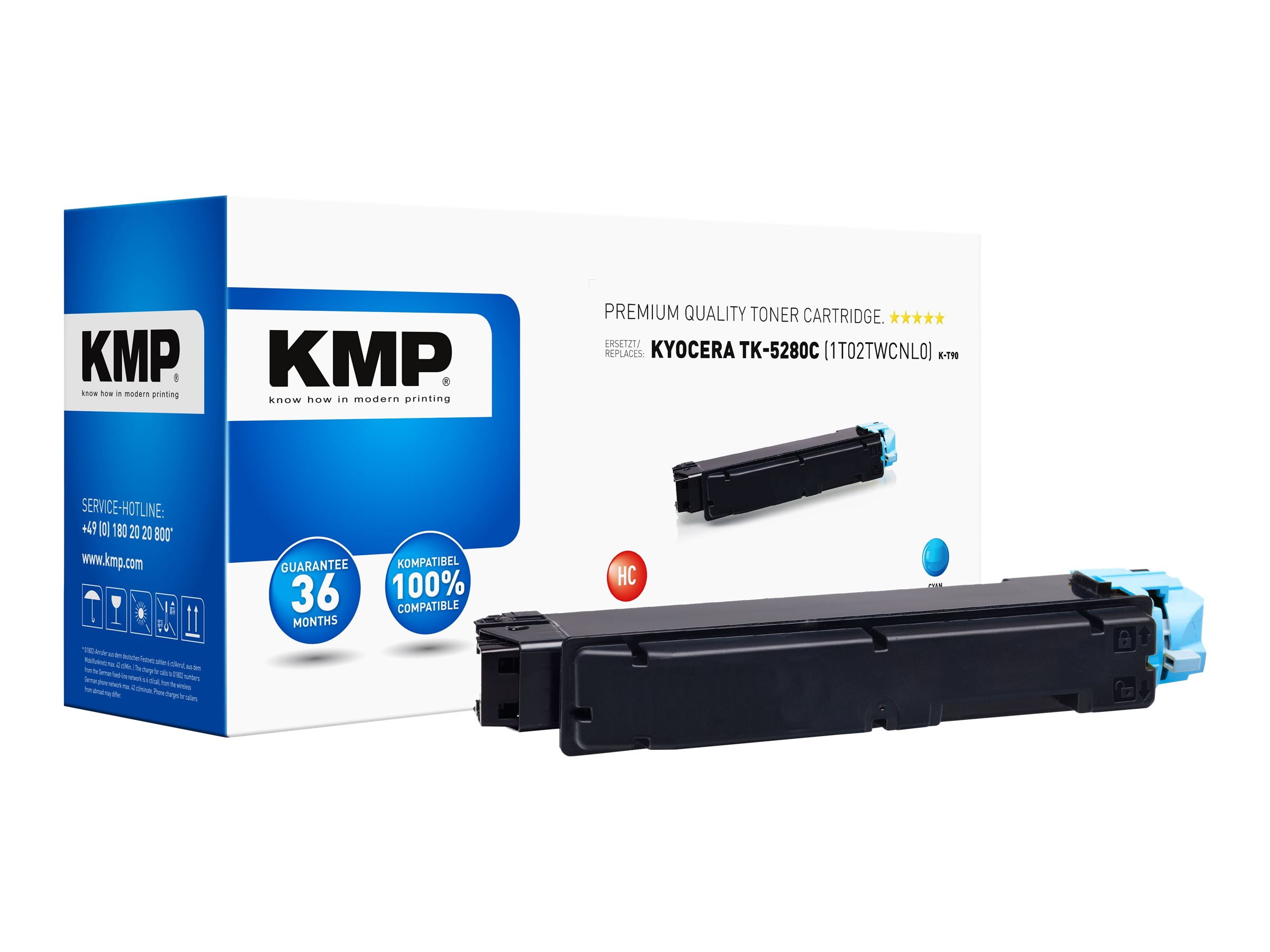 KMP K-T90 - 200 g - Hohe Ergiebigkeit - Cyan