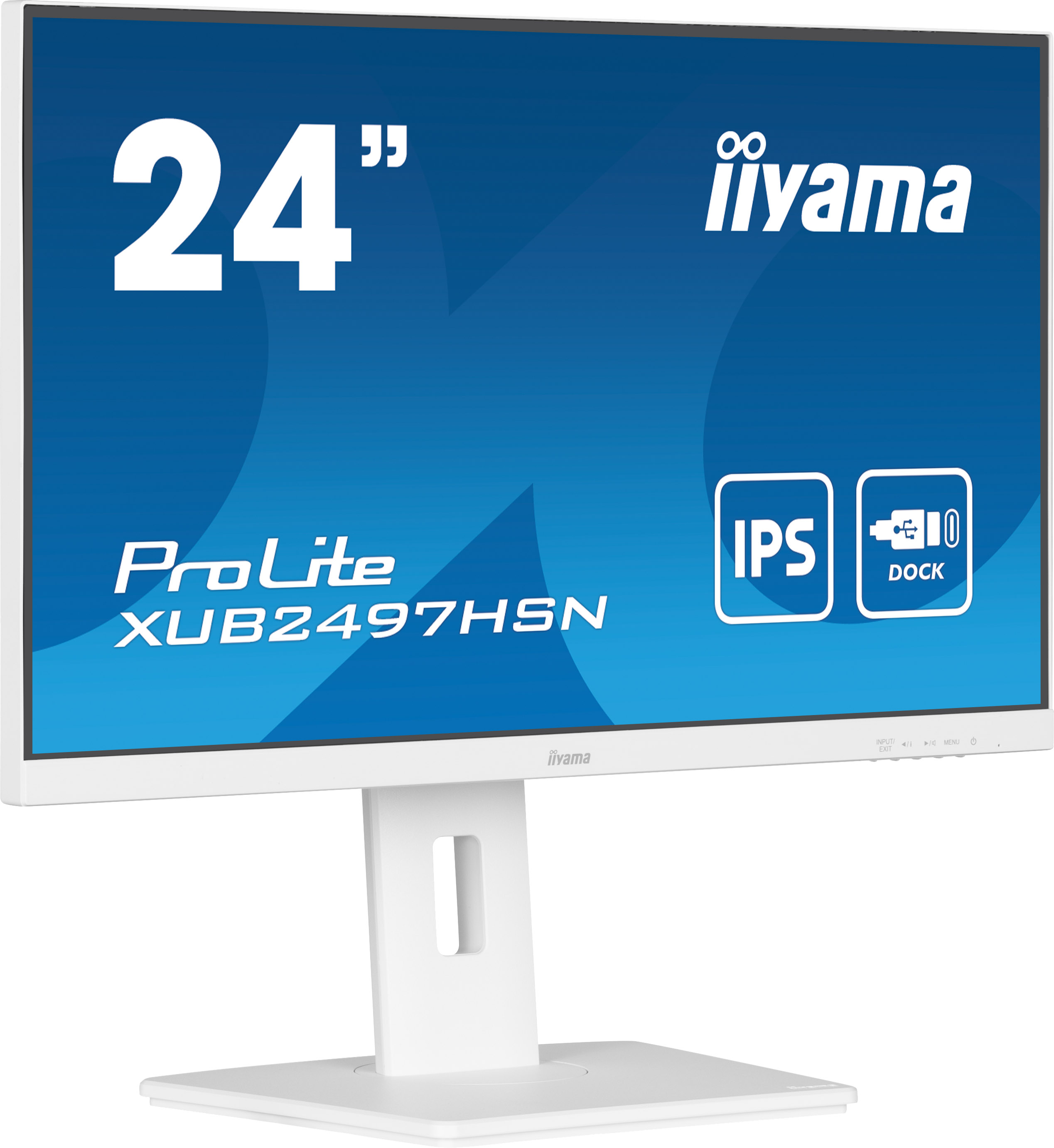 iiyama ProLite XUB2497HSN-W2 pantalla para PC 60,5 cm (23.8) 1920 x 1080 Pixeles Full HD LED Blanco