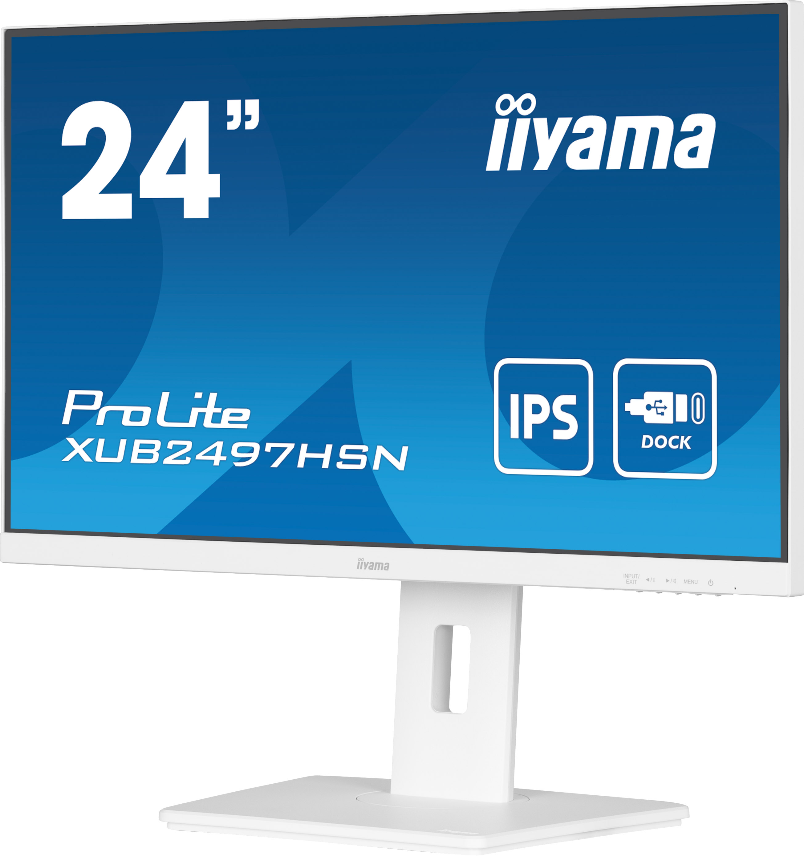 iiyama ProLite XUB2497HSN-W2 pantalla para PC 60,5 cm (23.8) 1920 x 1080 Pixeles Full HD LED Blanco