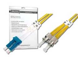 Digitus Cble de brassage monomode  fibre optique, LC / ST