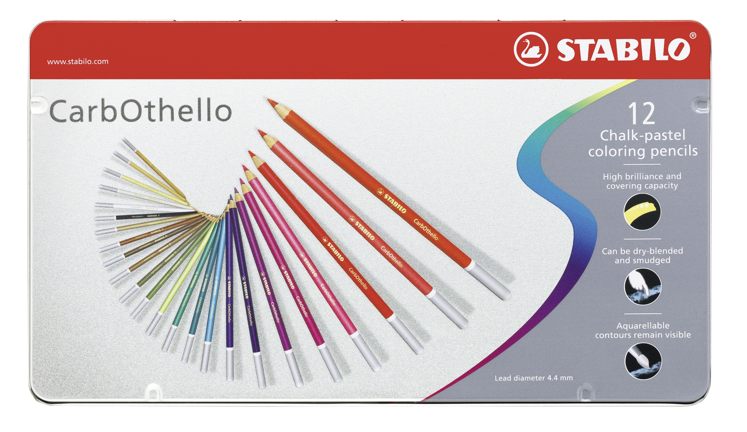 STABILO Carbothello Multicolore 12 pi�ce(s)