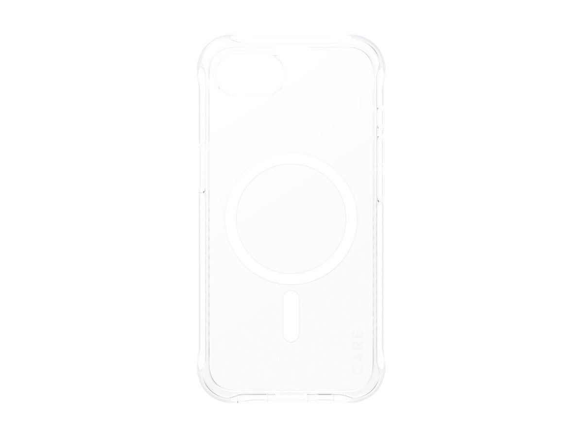 PanzerGlass CARE by � Fashionable Case Samba Transparent w. White Qi Compatible iPhone 16e