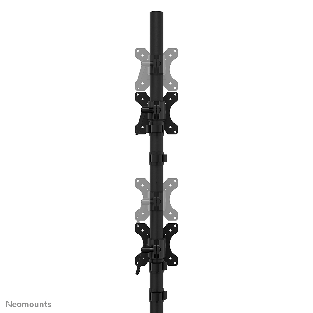 Neomounts DS45-600BL2V Support de moniteur double 10-32