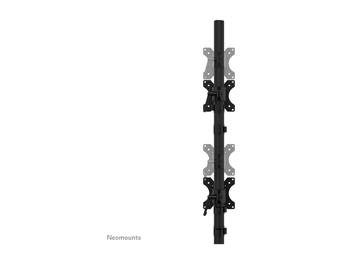 Neomounts DS45-600BL2V Support de moniteur double 10-32