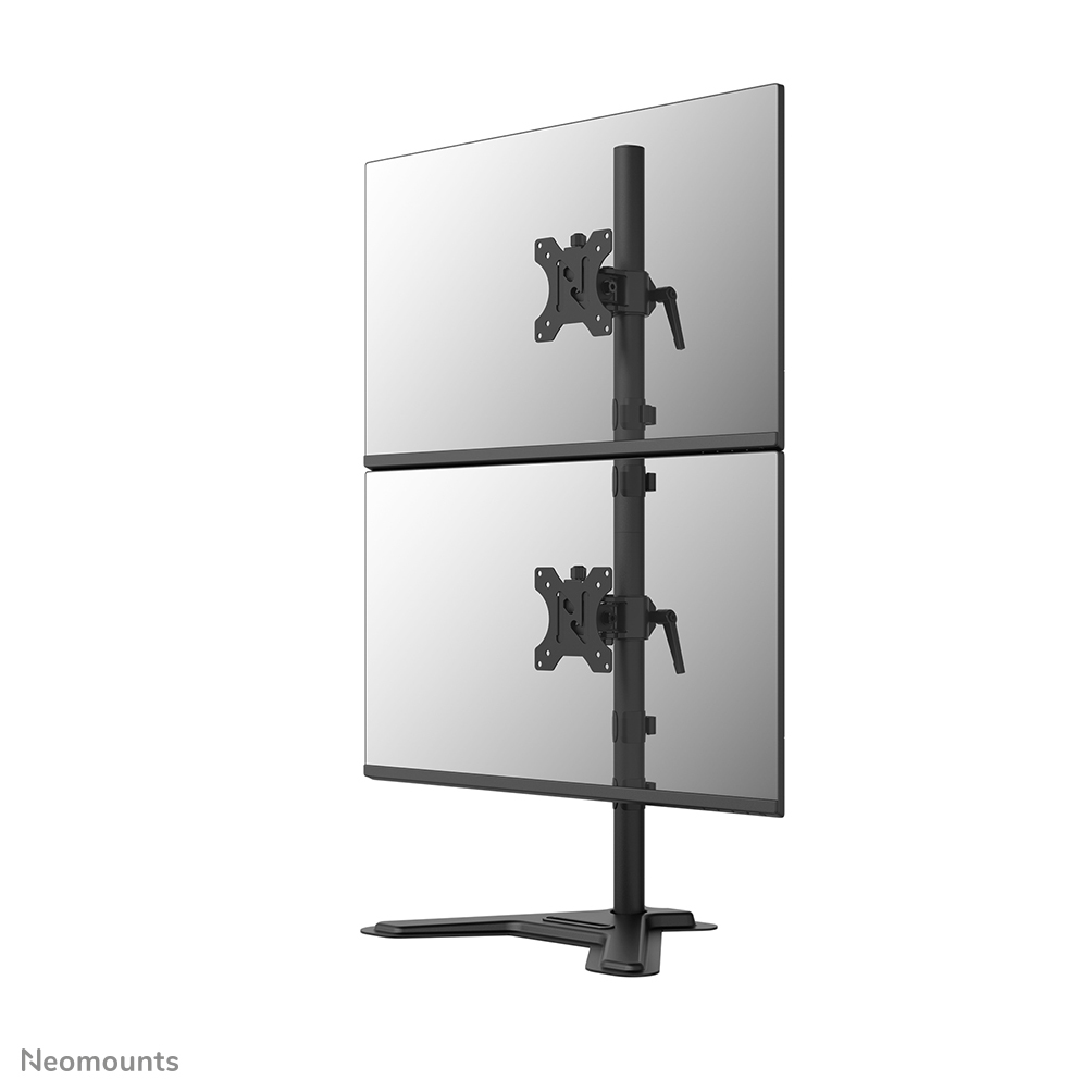 Neomounts DS45-600BL2V Support de moniteur double 10-32