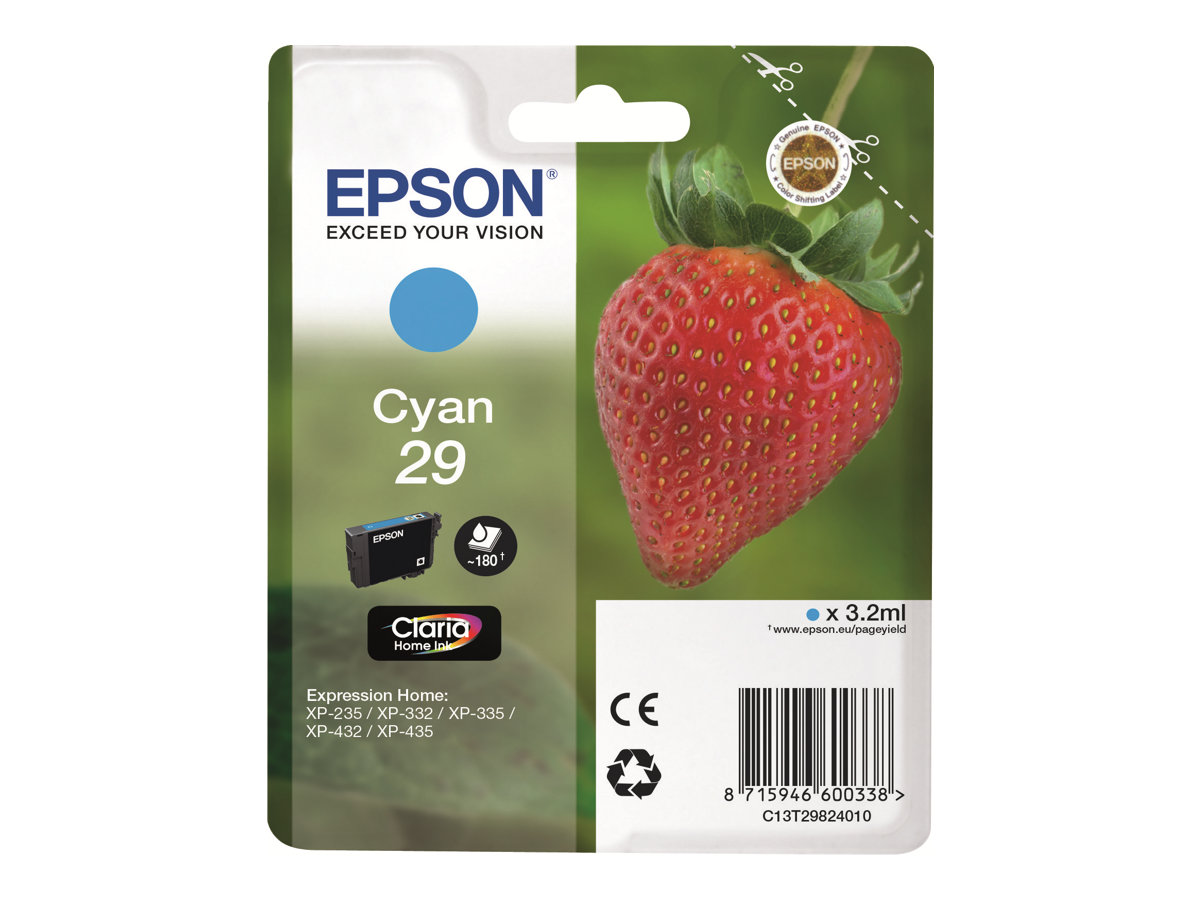 Epson 29 - 3.2 ml - Cyan - Original - Tintenpatrone