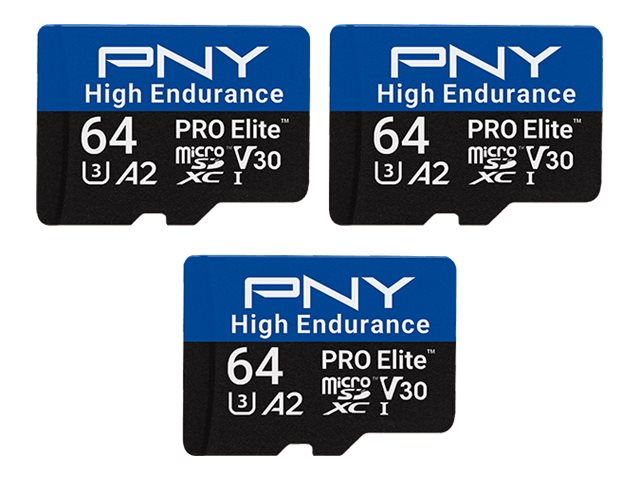 PNY PRO Elite High Endurance - Flash-Speicherkarte (SD-Adapter inbegriffen)