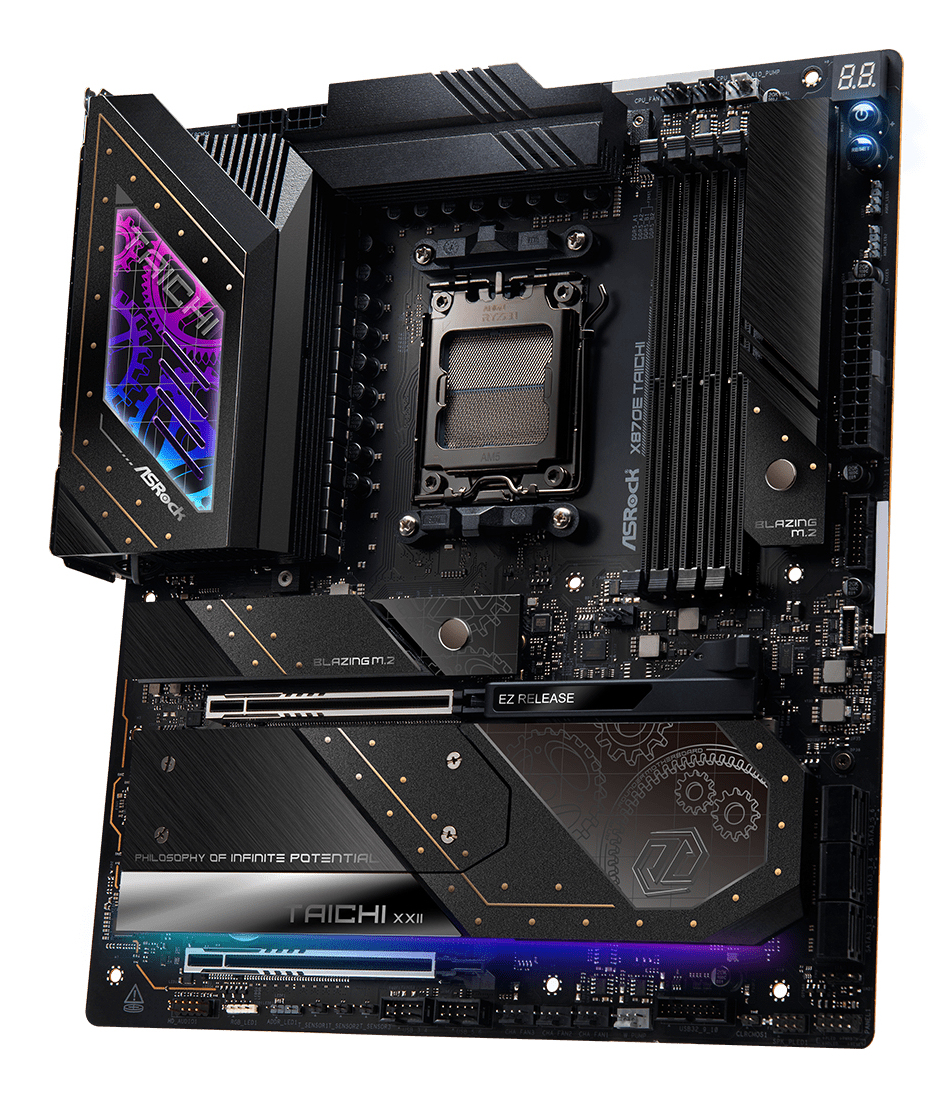 Asrock X870E Taichi AMD X870E Emplacement AM5 ATX �tendu