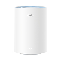 CUDY M1200 2-pack - Wei - Intern - Mesh-System - Mit kugelfrmiger Richtcharakteristik - 278 m - Dual-Band (2,4 GHz/5 GHz)