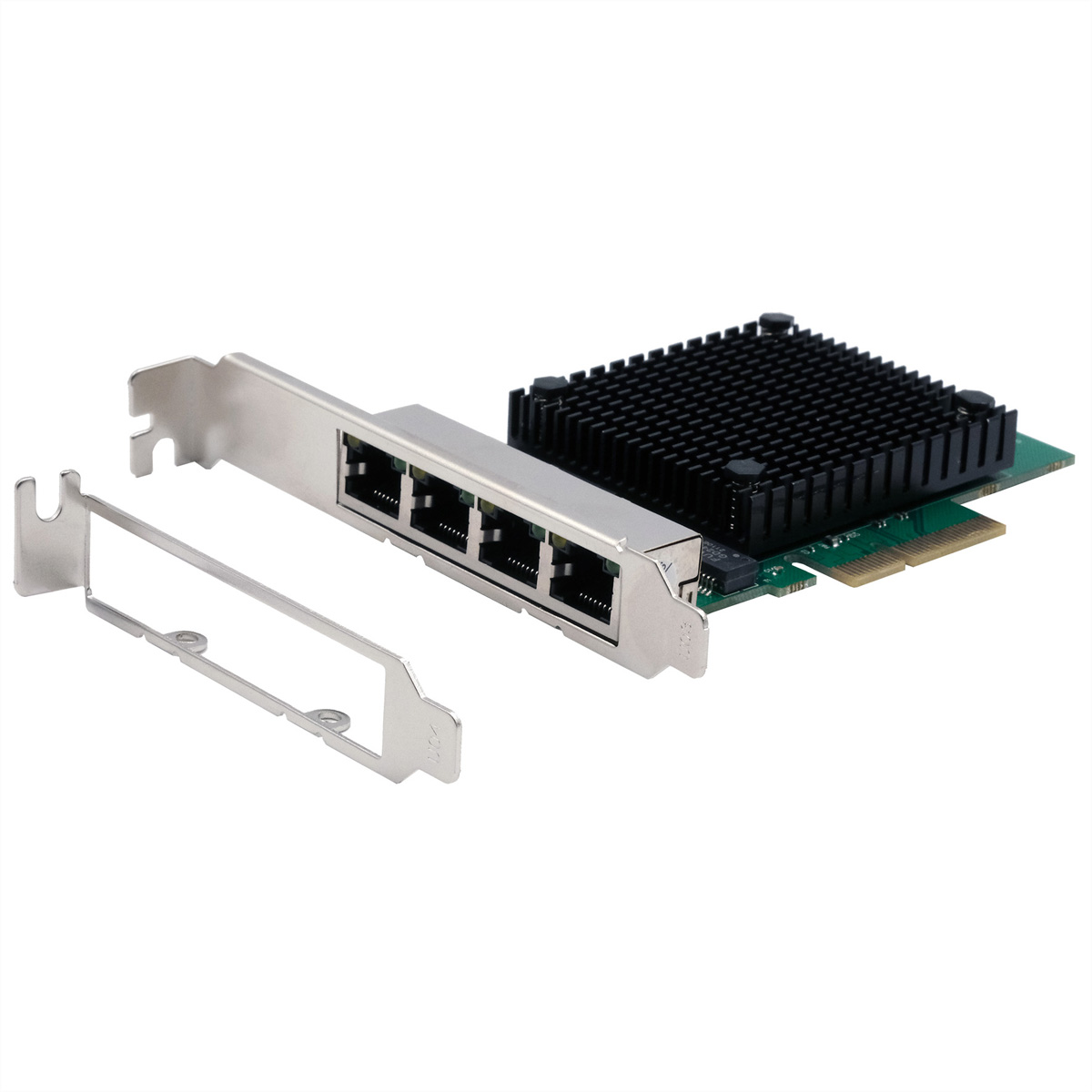 Exsys GmbH 4-Port PCIe Netzwerk-Karte 2.5 Gigabit EX-60114 - Netzwerkkarte