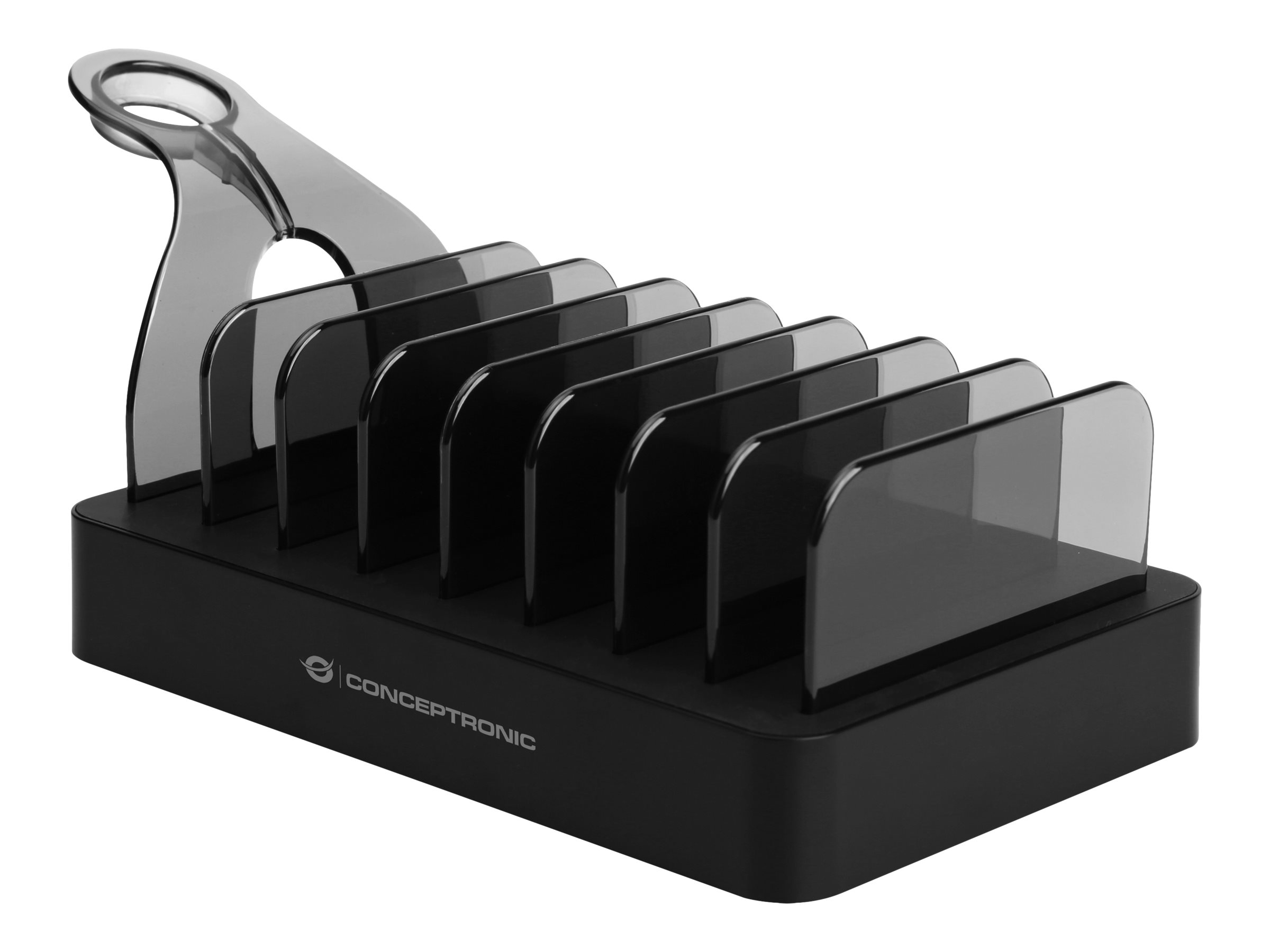 Conceptronic OZUL02B cargador de dispositivo mvil Universal Negro Corriente alterna Interior